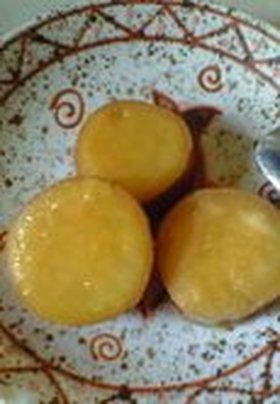 あっさり味さつまいものオレンジジュース煮