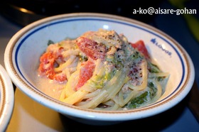 ★お鍋１つで！白菜とツナの豆乳パスタ★
