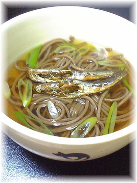 だしが香る❤焼干し蕎麦