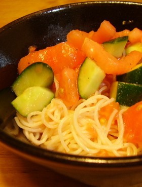 和風そうめんサラダ