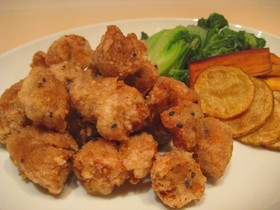 大豆タンパク！ヘルシーから揚げ