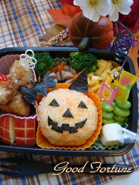 簡単キャラ弁☆ハロウィン弁当♪