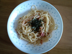 レモン風味明太子スパゲッティ