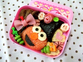 ✿キャラ弁✿エルモのハロウィン弁当✿