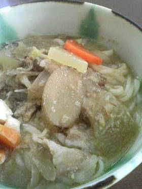 豚汁リメイク!!豚汁うどん♪