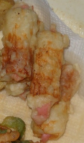 魚肉ソーセージ入り竹輪天