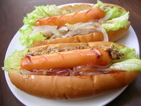 ☆手作りBBQソース☆野菜ホットドッグ