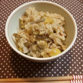 味付き栗ごはん♪