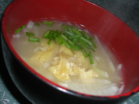 焼干しにぴったりの大根のみそ汁