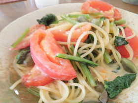 私のランチパスタ②【クリームパスタ】