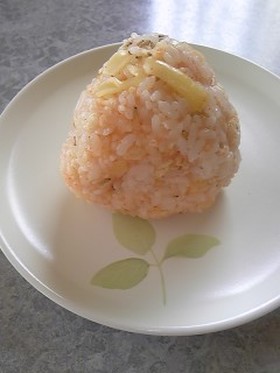 明太天かすチーズおにぎり