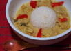  カリフラワーとチキンのイエローカレー！