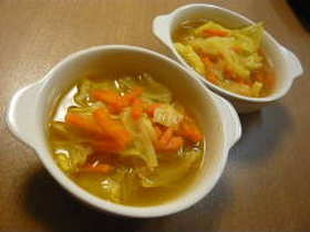 野菜のカレースープ