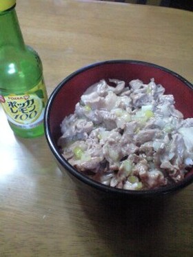 ♪レモンが決め手！ネギ豚カルビ丼♪