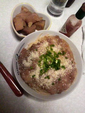ﾅﾒﾀｹと納豆のﾊﾟｽﾀ