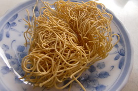 そうめんで！？パリパリ揚げ麺♡