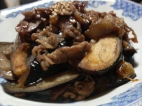 なすと豚の中華炒め