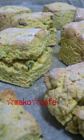 カボチャとチーズの簡単スコーン