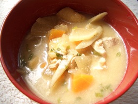 みりんで美味しさＵＰ！豚汁
