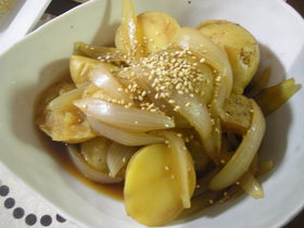ホクホク美味しいジャガイモの甘辛煮