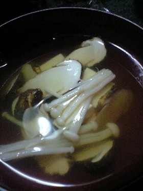 簡単♪松茸のお吸い物