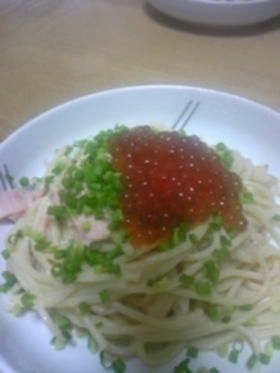 ☆鮭の豆乳クリームパスタ ゆず胡椒風味