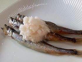 さっぱり♪焼きししゃものおろしレモン