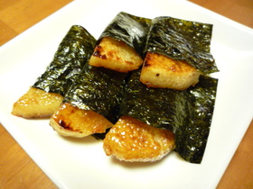 ♡☆麺つゆで簡単♪長芋の磯辺焼き