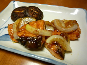 ♡◎魚でも美味い生姜焼き♪鮭の生姜焼き