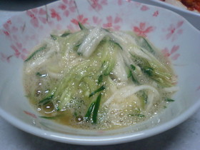 包丁いらずの長いもそうめん風