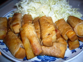 いろんな食感?!巻き巻きお肉