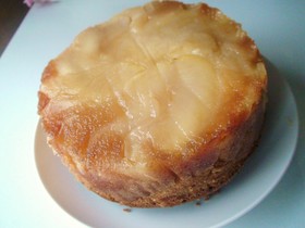 キャラメルりんごのケーキ*