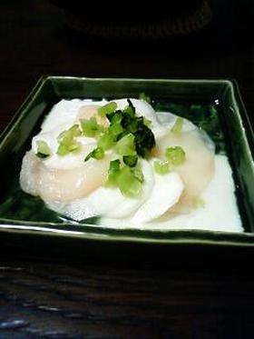 かぶとホタテのミルフィーユ