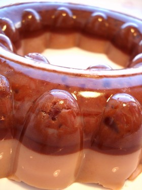 生クリーム不要☆あずきチョコババロア