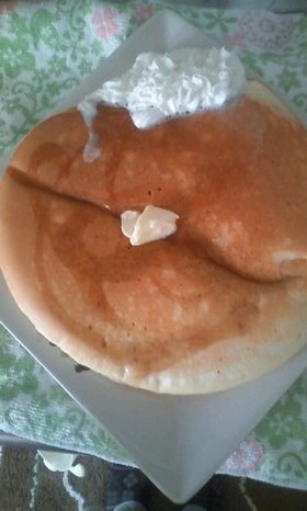 ミックスなし!美味しいホットケーキ