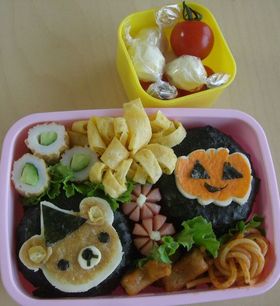 リラックマのハロウィン弁当＠キャラ弁