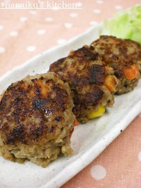 お弁当に♡簡単オイマヨハンバーグ