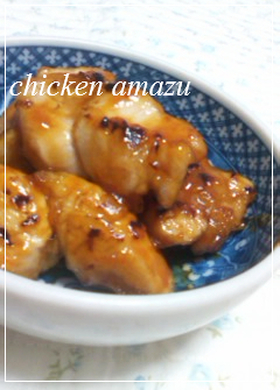 **鶏肉の甘酢炒め**