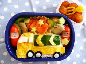 キャラ弁☆コンテナ車弁当