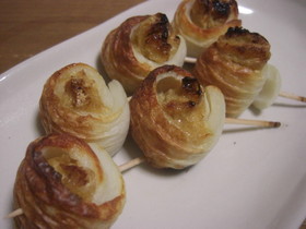 ちくわとあげのクルッと焼き♪