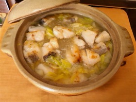 白菜と塩だら鍋