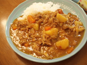 おでんのつゆで　和風カレーライス