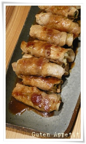 意外と簡単(^_-)はくさいの豚肉巻き☆