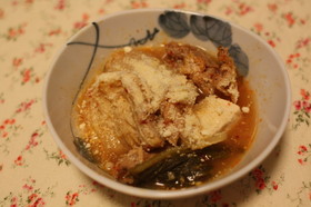 キムチ鍋deおいしい餅チーズ♪