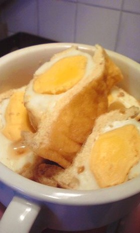 レンジで卵の袋煮