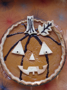 ハロウィン　パンプキンパイ