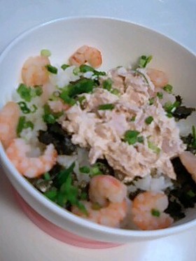 えびツナマヨ丼♪