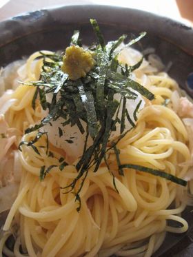 和風♪ツナ玉スープパスタ