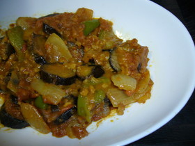 ☆お手軽!茄子のカレー炒め☆