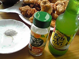 レモンであっさりから揚げ